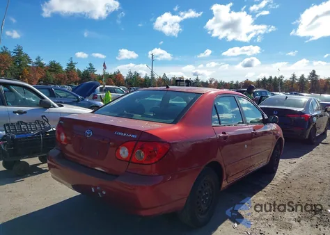 2005 Toyota Corolla Le z USA, uszkodzony, nr VIN 2T1BR32E75C374532